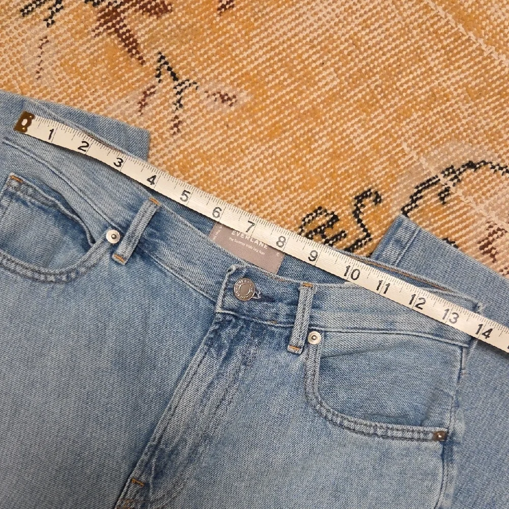 Everlane Light Blue Flare & Wide Leg Jeans - Picture 5 of 8
